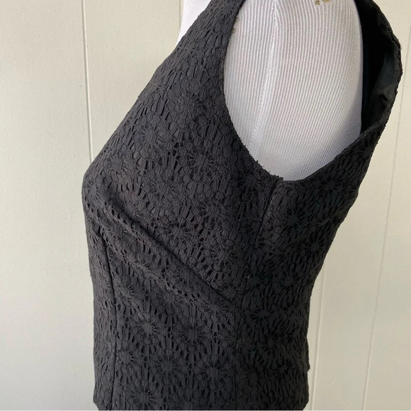 Vintage Black Lace Alice Of California Set Sz S Maxi Skirt & Top Crop Sleeveless - Picture 11 of 15